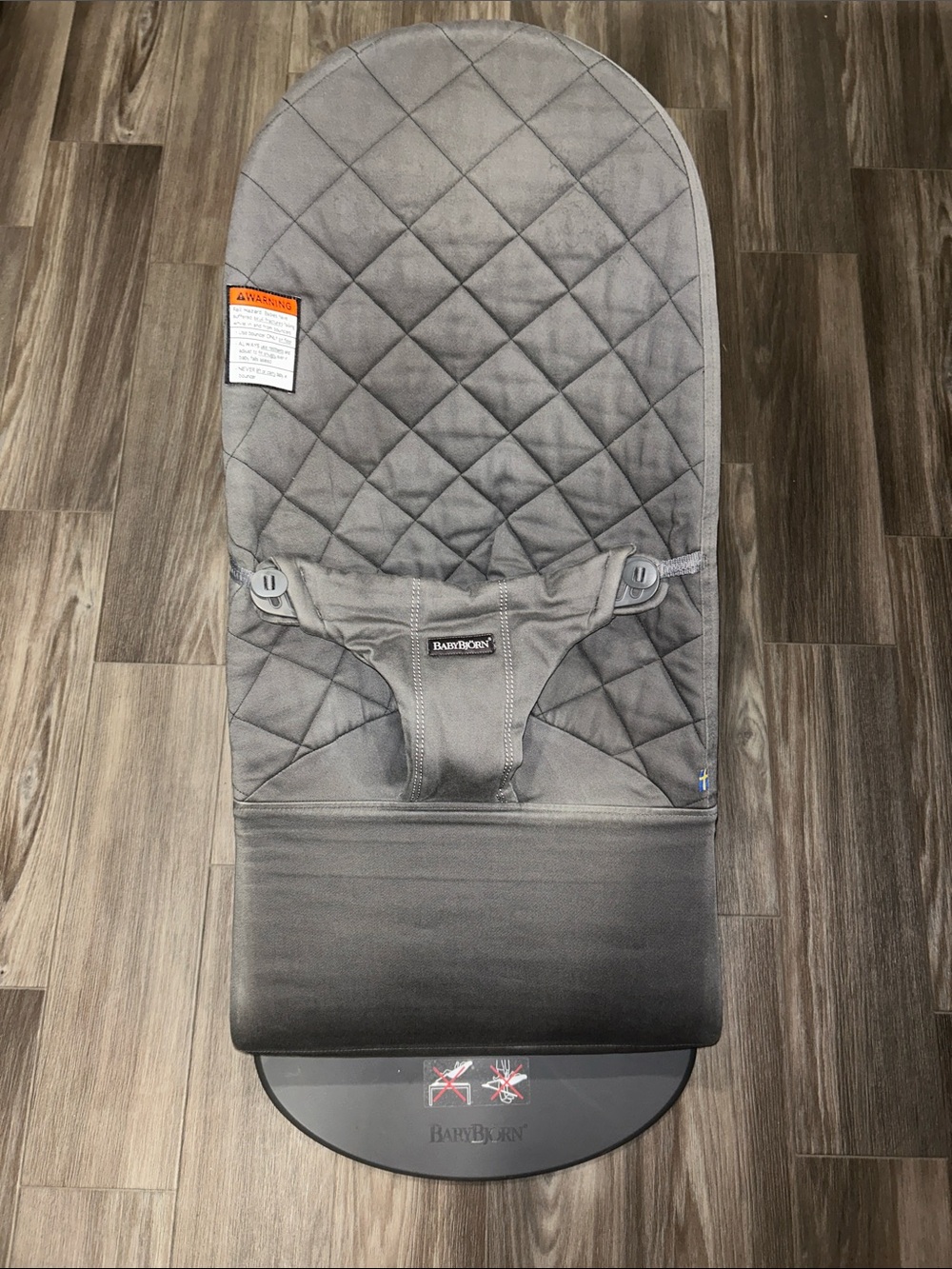 BabyBjorn Gray Baby Bouncer Cover - Gray